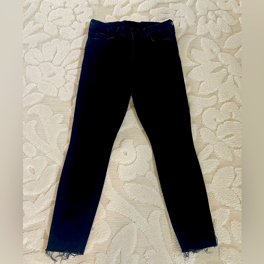 MOTHER Black Skinny Jeans Full-Length